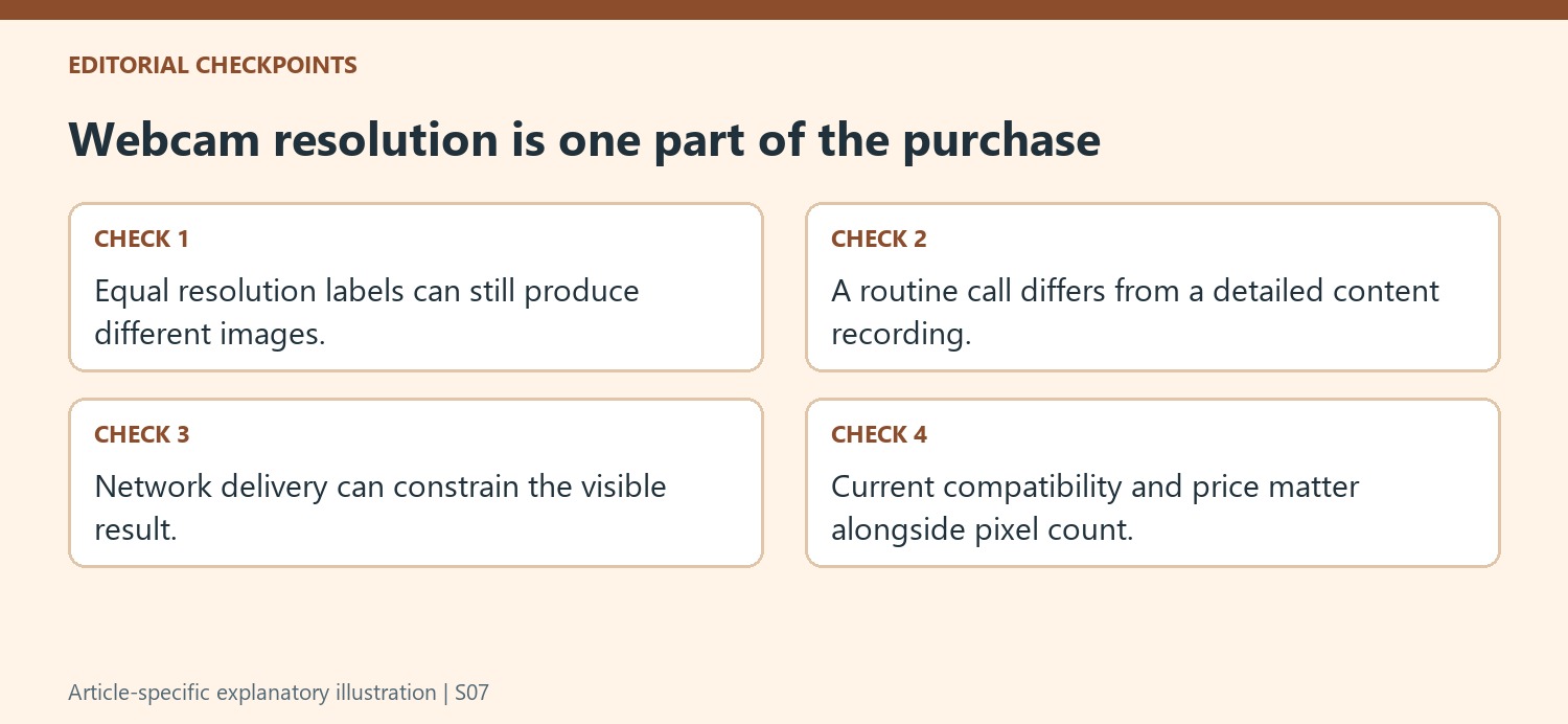 Webcam resolution is one part of the purchase