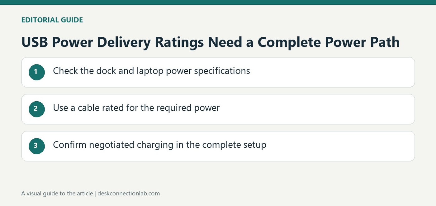 USB Power Delivery Ratings Need a Complete Power Path