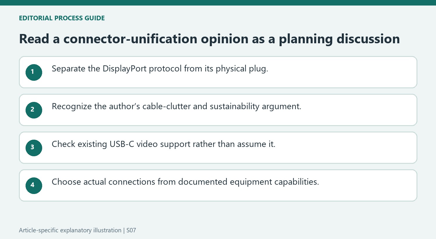 Read a connector-unification opinion as a planning discussion
