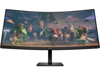 HP OMEN 34c curved gaming monitor product image.