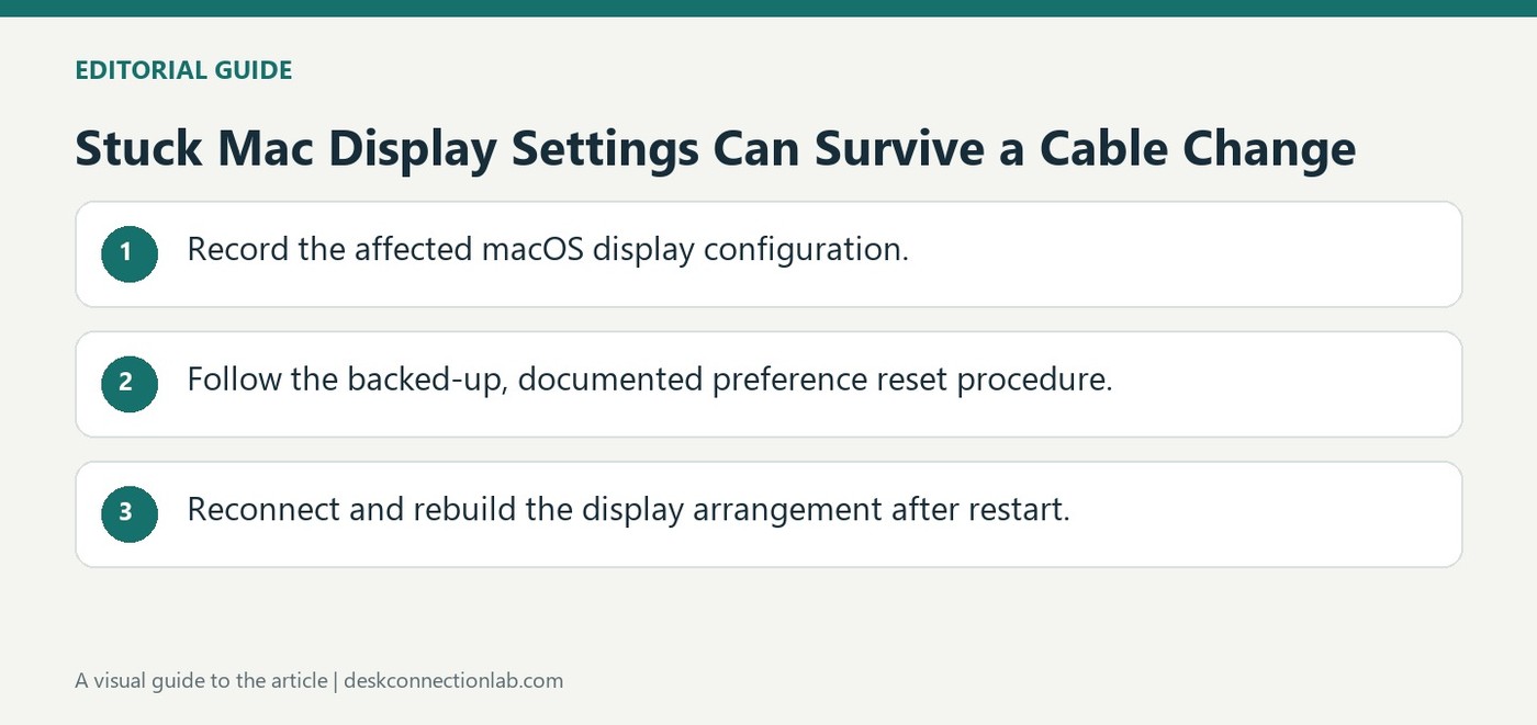 Stuck Mac Display Settings Can Survive a Cable Change