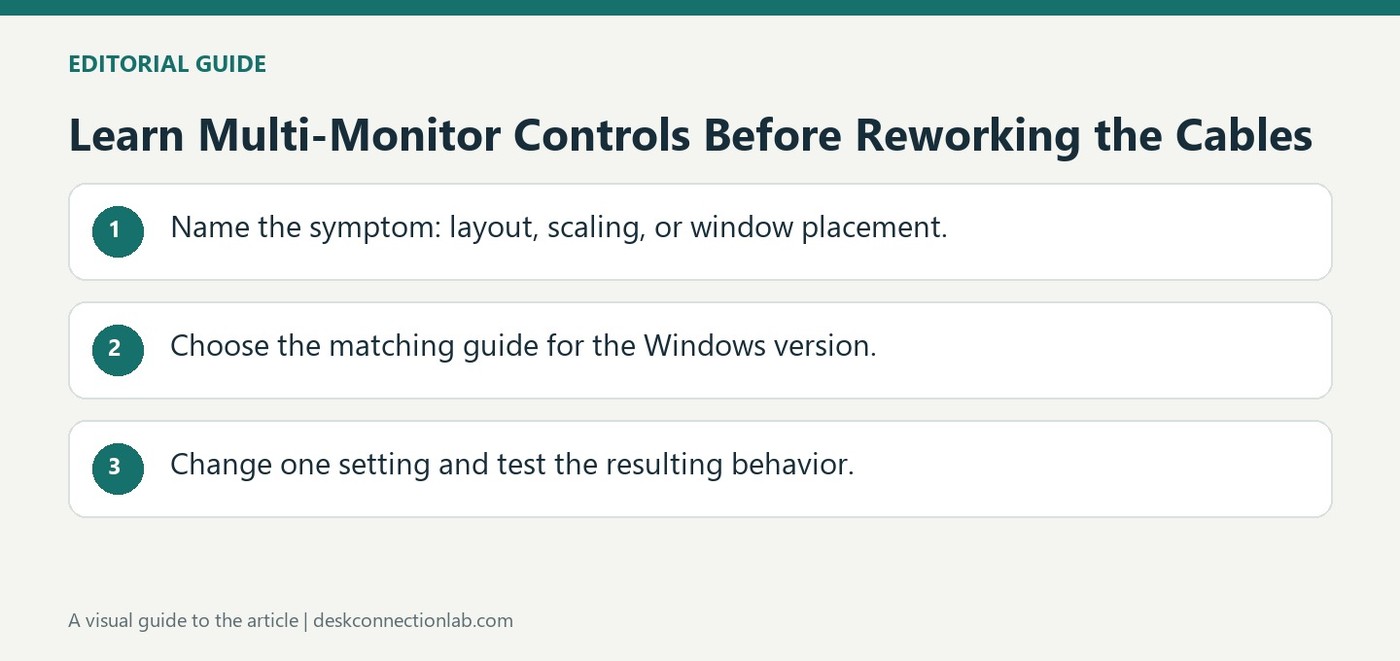 Learn Multi-Monitor Controls Before Reworking the Cables