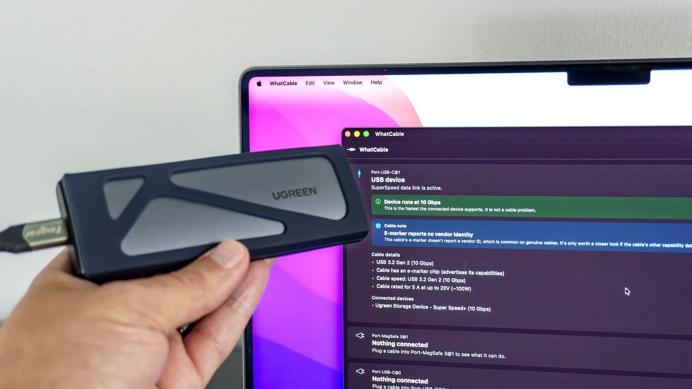 Check a USB-C Lead's Capabilities Instead of Guessing From Its Finish